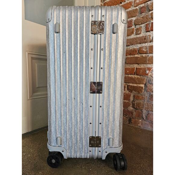 Dior x Rimowa Silver Trunk Suitcase SS20 Large - Picture 5 of 15